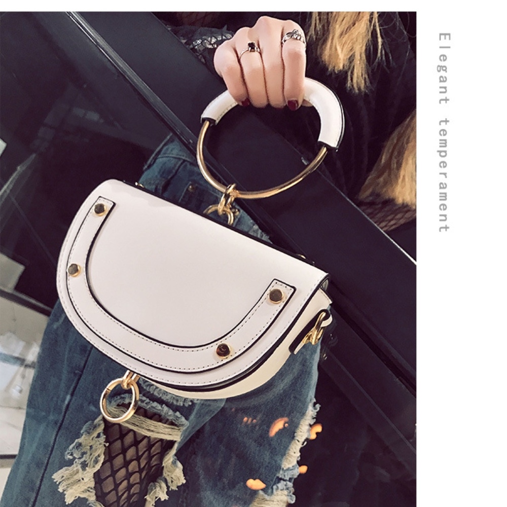 European Retro Rivet Handbag - Picture 3 of 8